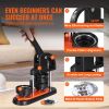 VEVOR Button Maker Machine, 2.28 inch/58mm Pin Maker with 100pcs Button Parts, Ergonomic Arc Handle Punch Press Kit