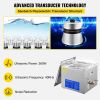 VEVOR 15L Ultrasonic Cleaner with Digital Timer&Heater Professional Ultrasonic Cleaner 40kHz Advanced Ultrasonic Cleaner 110V for Wrench Screwdriver R