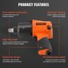 VEVOR Air Impact Wrench, 1/2" Drive Air Impact Gun Up to 880ft-lbs Nut-busting Torque