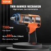 VEVOR Air Impact Wrench, 1/2" Drive Air Impact Gun Up to 880ft-lbs Nut-busting Torque