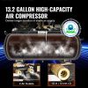 VEVOR 7HP Gas Powered Air Compressor, 13.2 Gallon Horizontal Air Compressor Tank